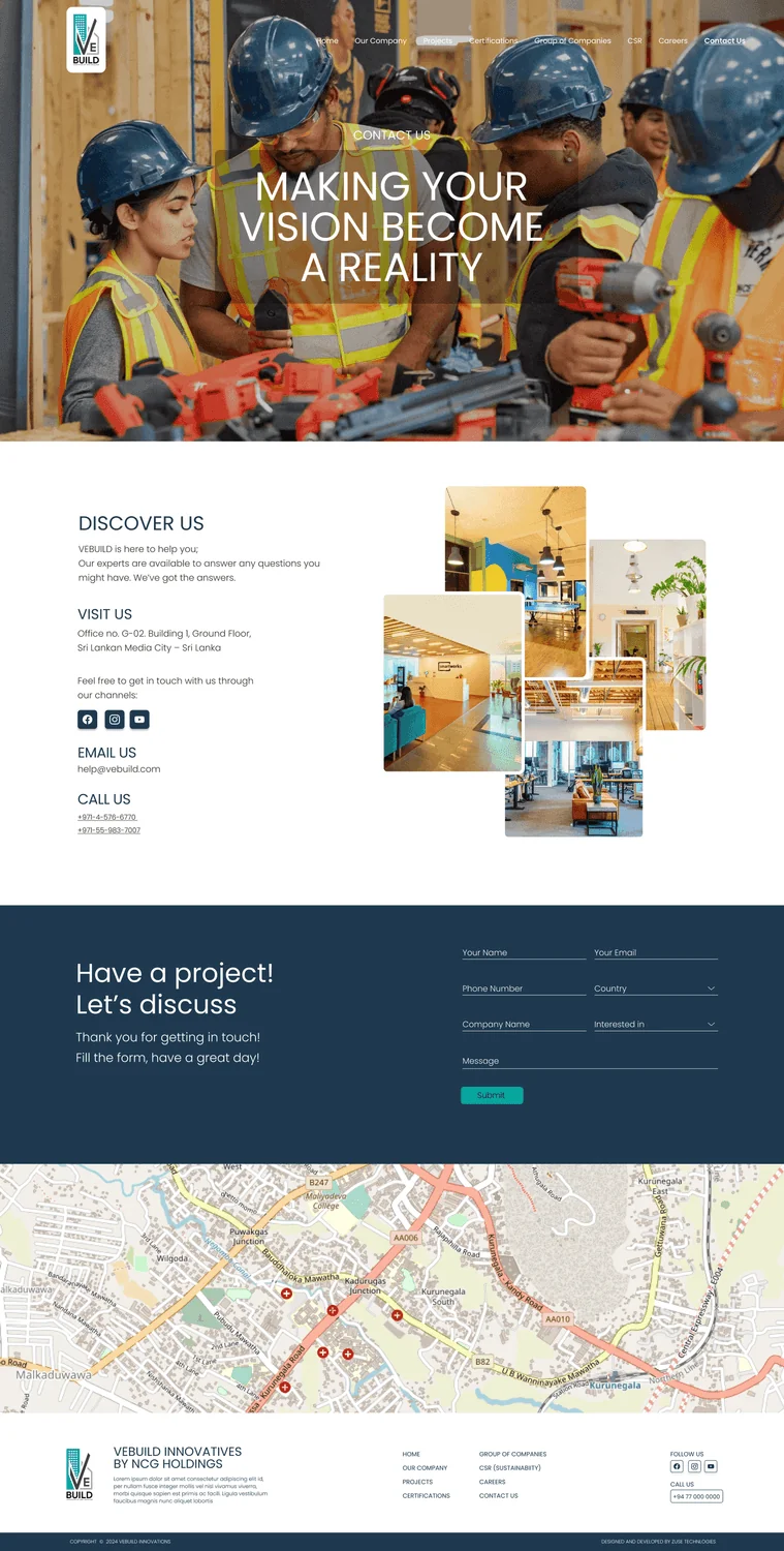 VEBUILD - Contact Us